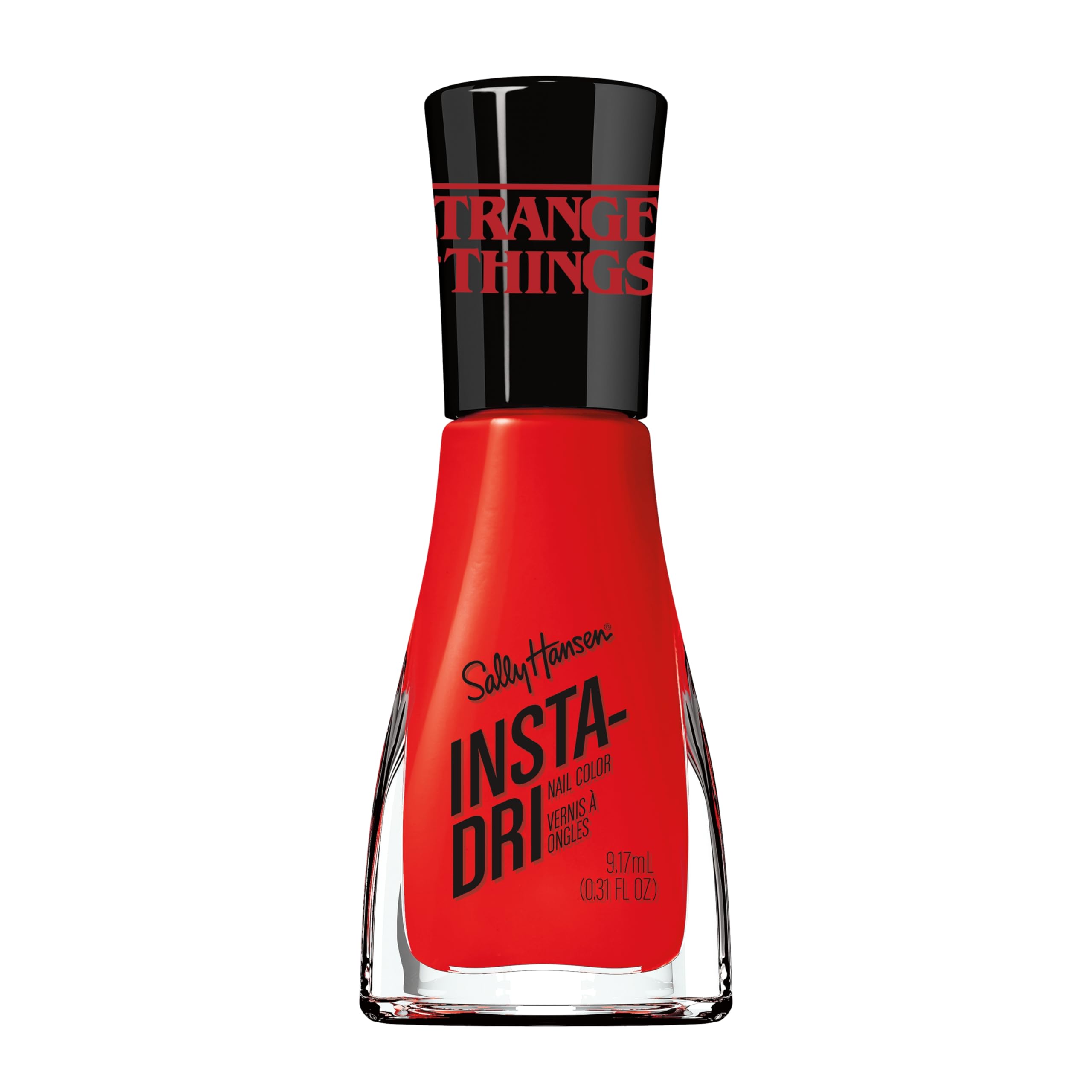 Sally Hansen Squawk front bottle showing fast-dry label and vivid color