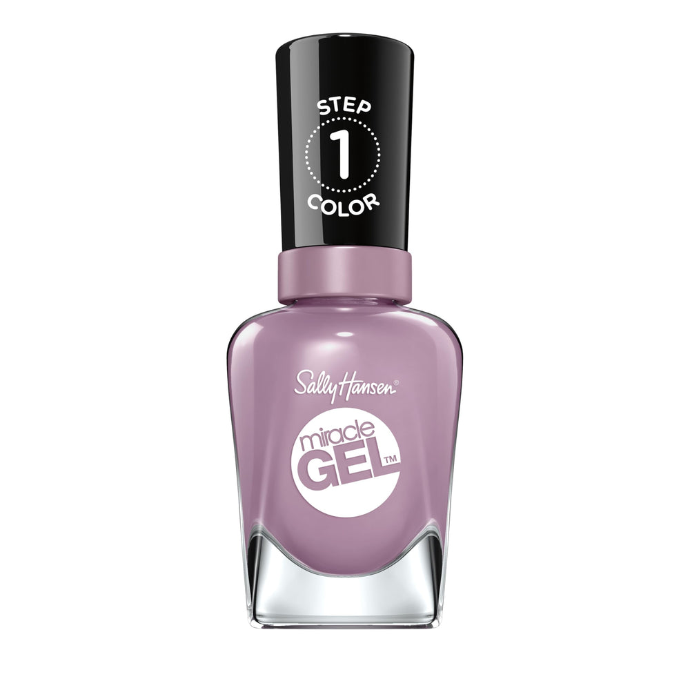 Sally Hansen Street Flair bottle front showing deep purple shade and glossy finish
