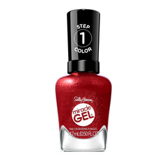 Sally Hansen front bottle shot showing shade and glossy finish benefit