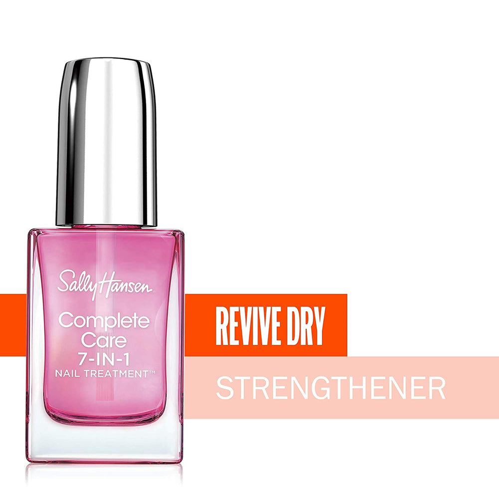 Sally Hansen close-up of clear formula texture showing moisturizing benefit
