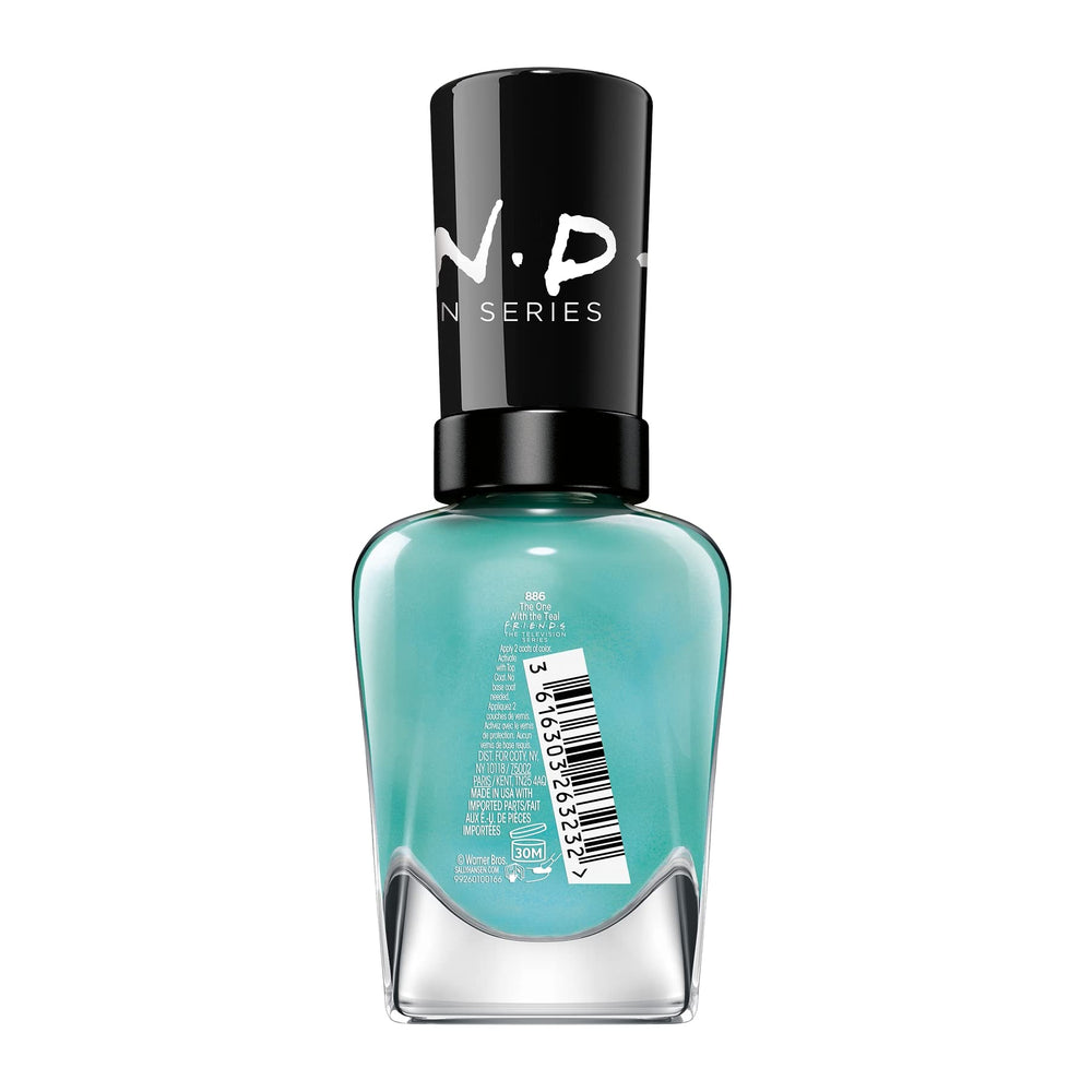 Sally Hansen flatlay with Friends-themed props showing playful style