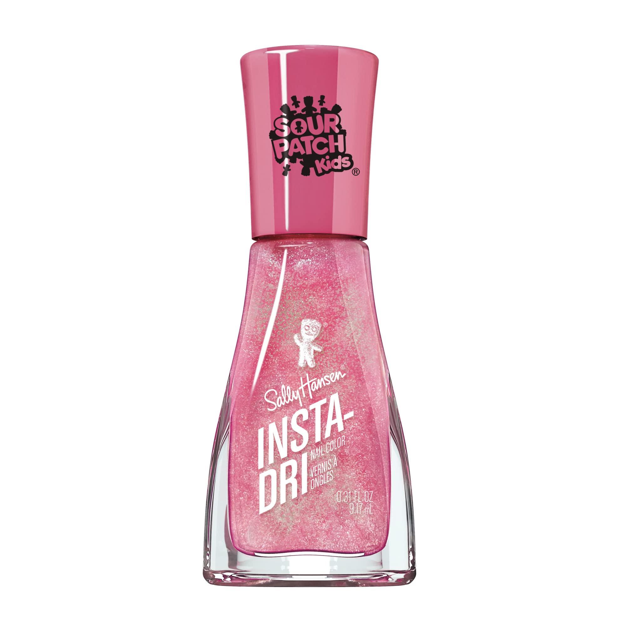 Sally Hansen Tropink front bottle showing SOUR PATCH KIDS artwork and vibrancy