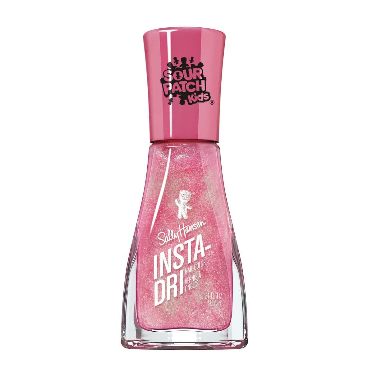 Sally Hansen Tropink front bottle showing SOUR PATCH KIDS artwork and vibrancy