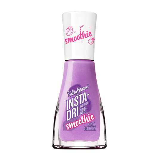 Sally Hansen Ube-licious front bottle showing label and compact size for quick application