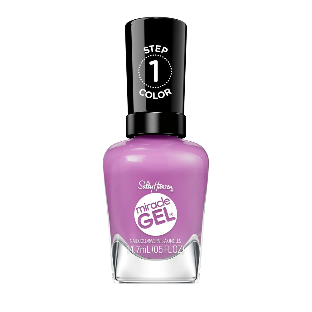 Sally Hansen front bottle view showing Unstop-purple for vibrant salon finish