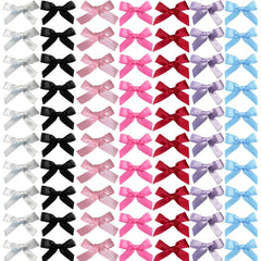 SALOCY front packaging showing 70 mini bows and color variety for styling
