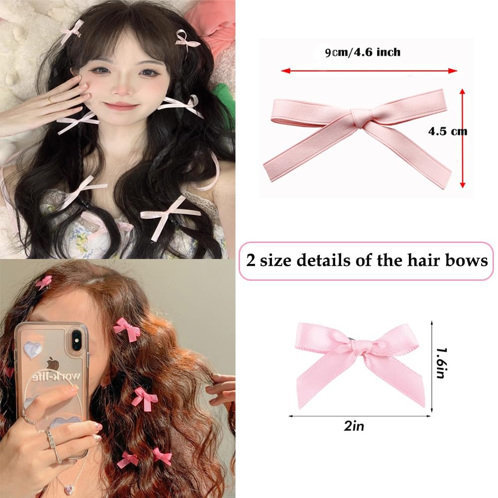 SALOCY bows styled in hair showing playful Y2K-inspired look