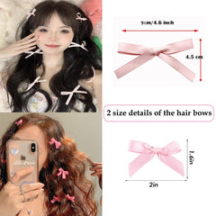 SALOCY bows styled in hair showing playful Y2K-inspired look