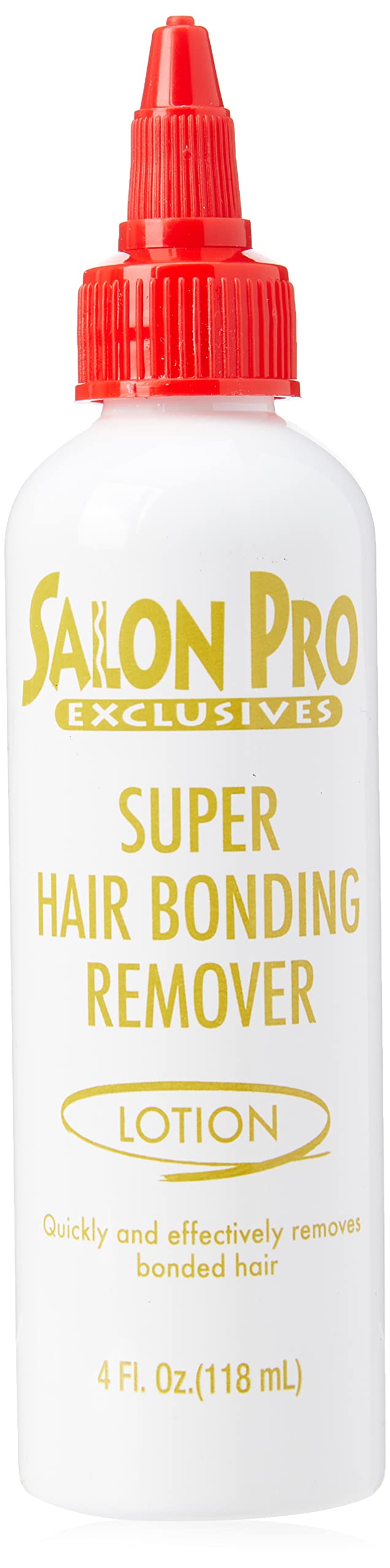 Salon Pro bottle front view showing label and size for easy identification and convenience