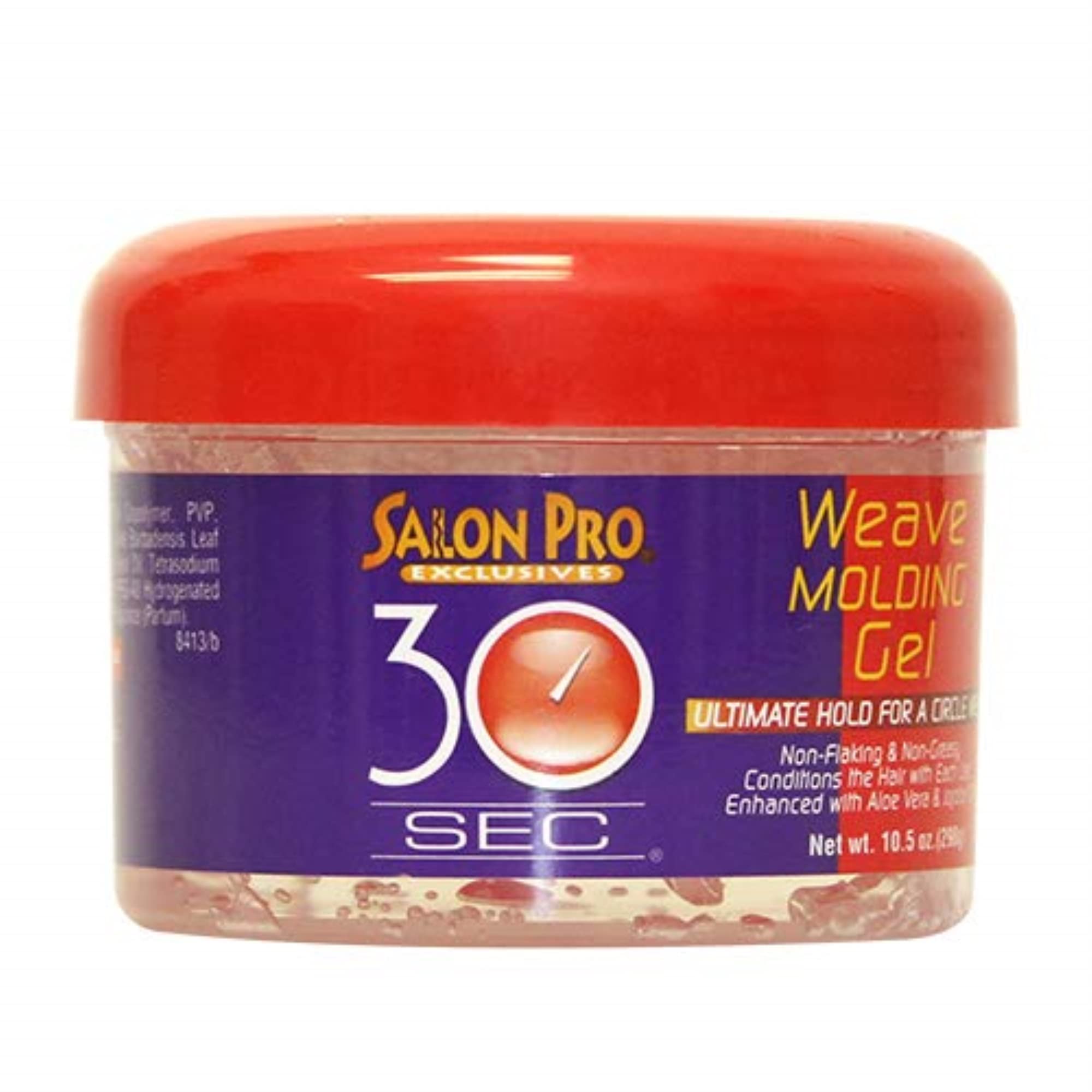 SalonPro molding gel applied to edges for fast hold and smooth finish