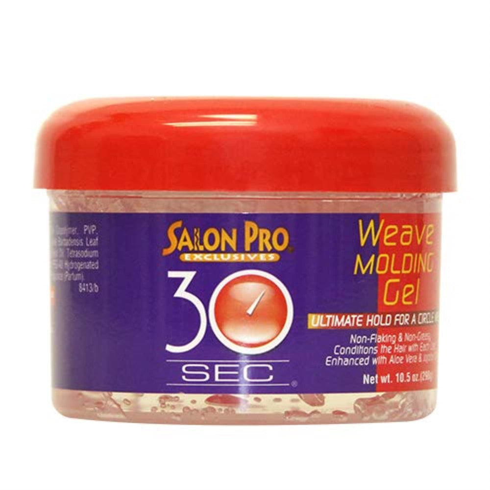SalonPro molding gel applied to edges for fast hold and smooth finish