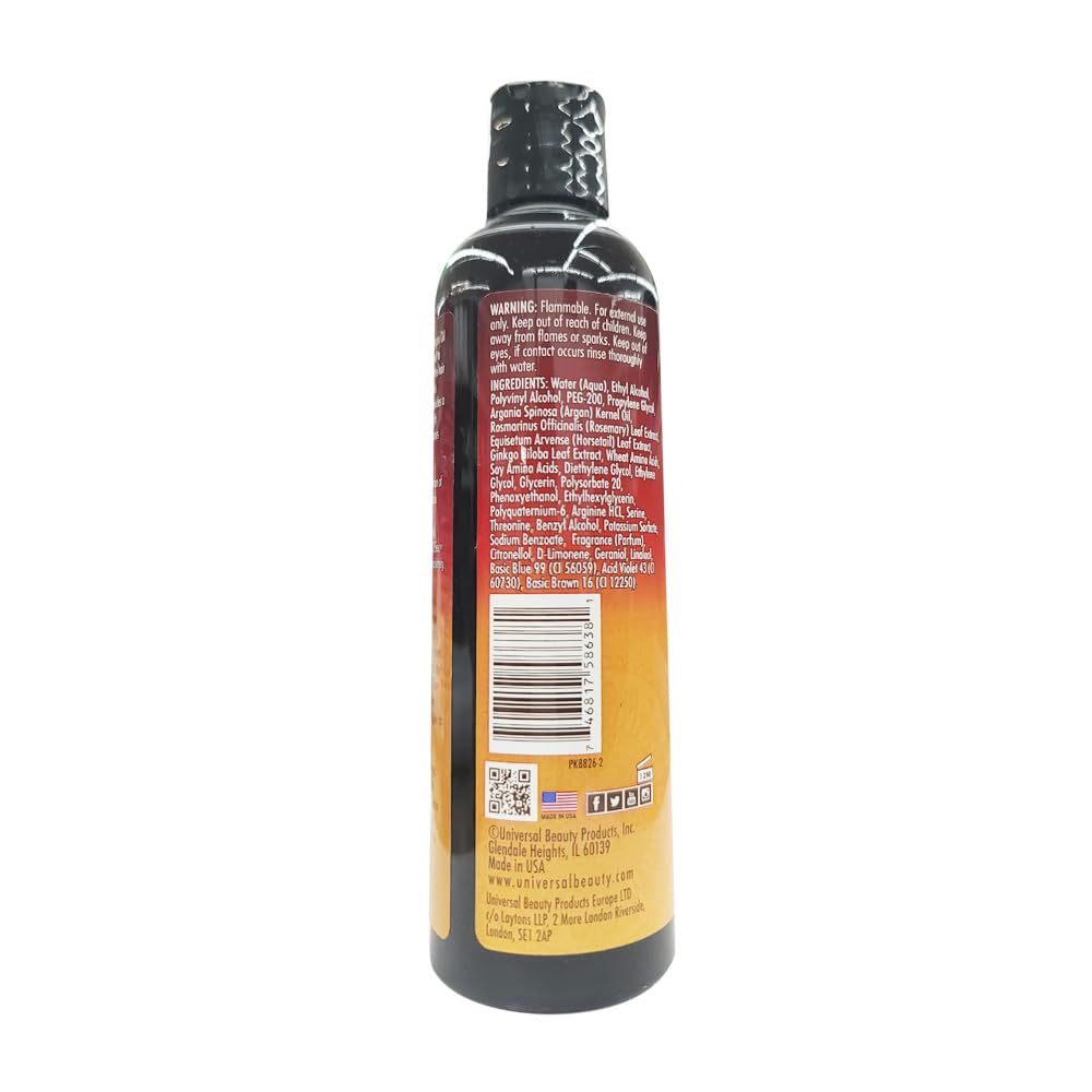 SalonPro close-up of argan oil texture adding conditioning slip