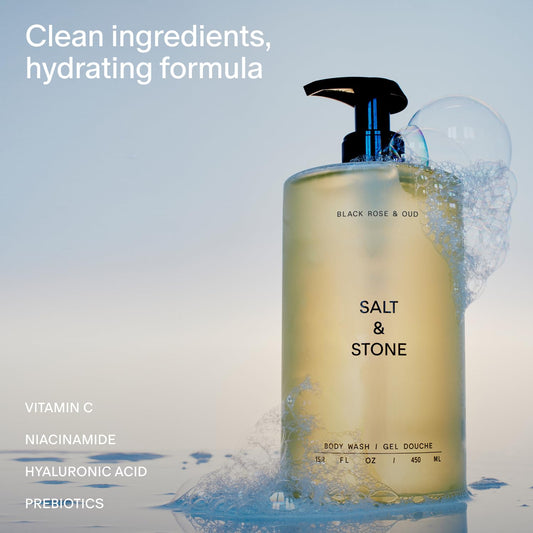 Salt & Stone pump detail focused on dispense action for easy controlled use