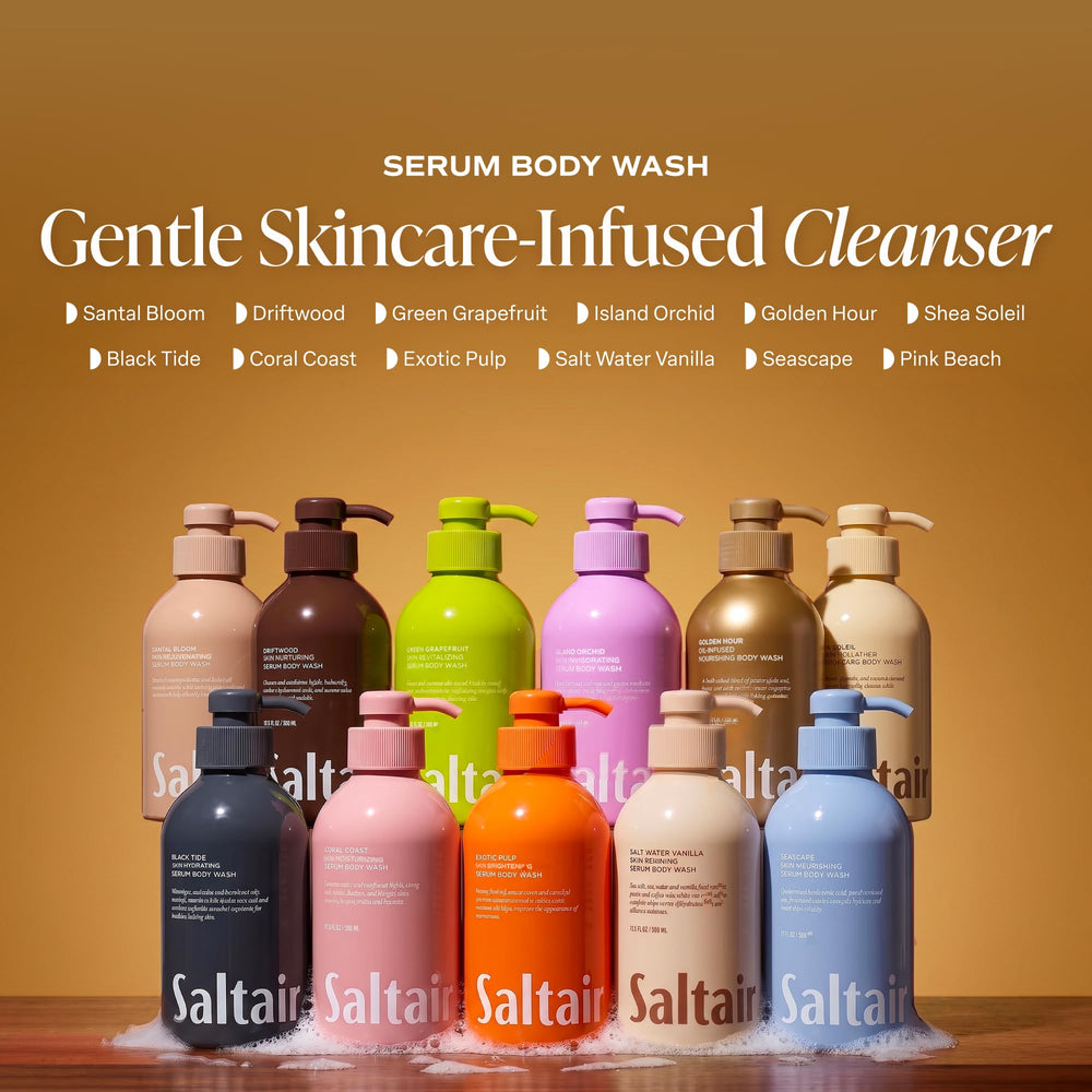 Creamy lather texture from Saltair showcasing moisturizing suds benefit