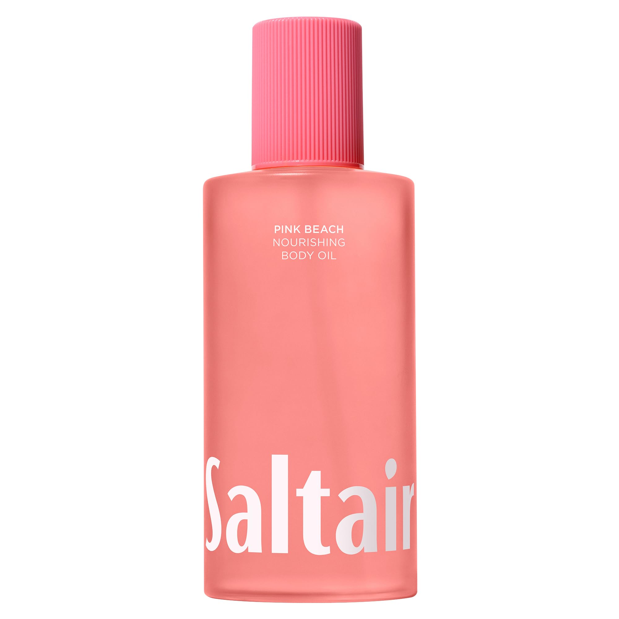 Saltair front bottle showing Pink Beach design and easy-pour benefit