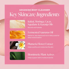 Saltair back label close-up displaying clean, paraben-free formulation