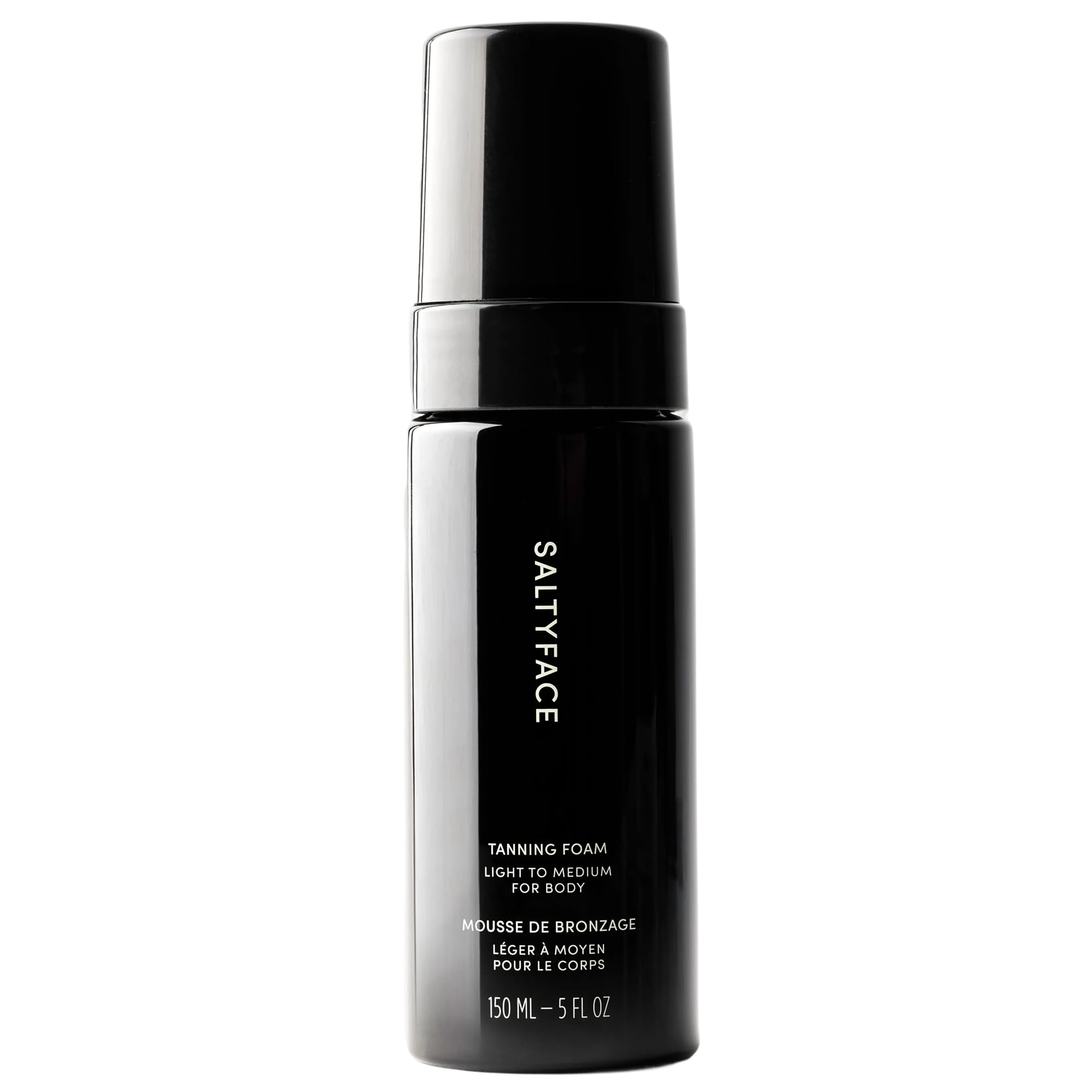 SALTYFACE front packaging showing clean branding and 5 fl oz benefit