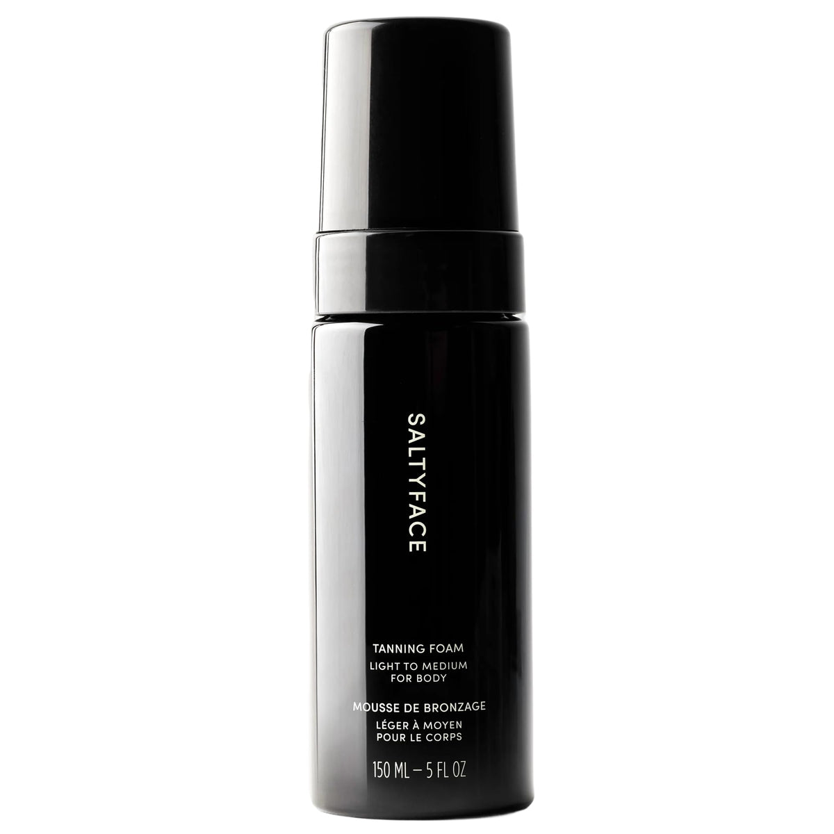 SALTYFACE front packaging showing clean branding and 5 fl oz benefit