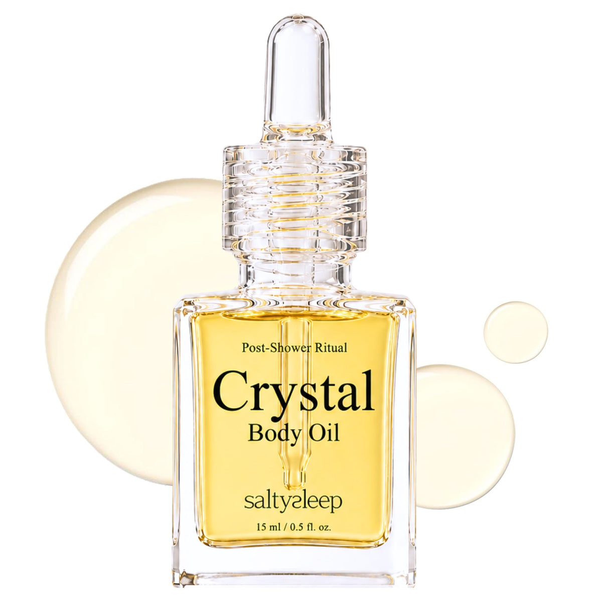 Saltysleep travel bottle front showing compact design and convenience