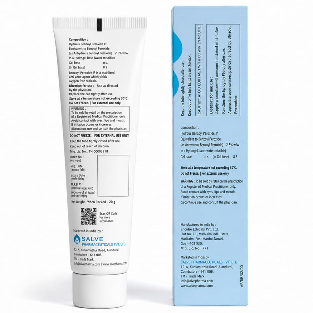 SALVE gel texture close-up demonstrating lightweight absorption benefit