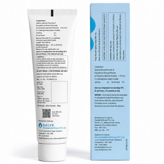 SALVE gel texture close-up demonstrating lightweight absorption benefit