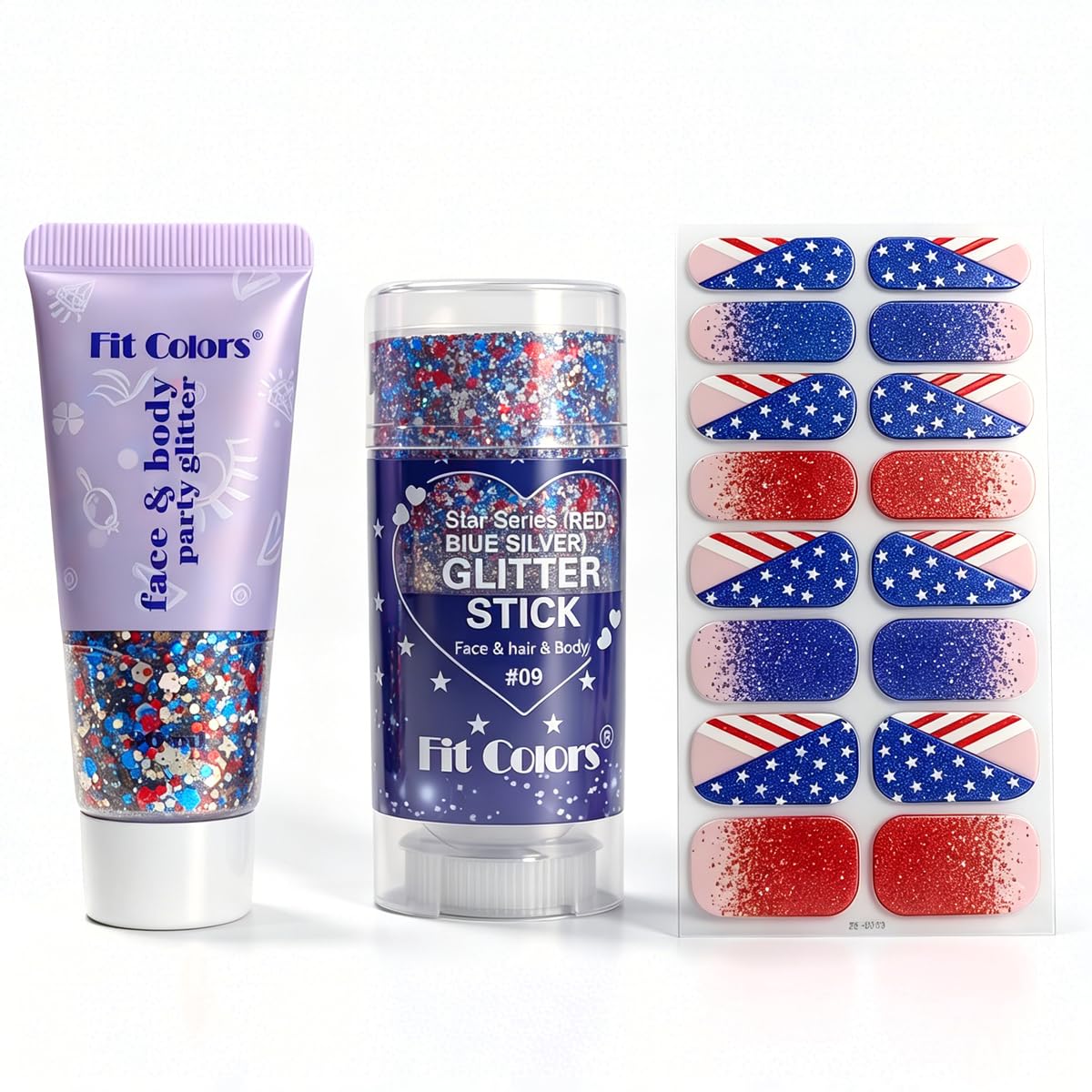 sam sugar front packaging showing red white blue flag kit benefits