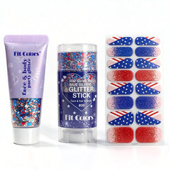 sam sugar front packaging showing red white blue flag kit benefits