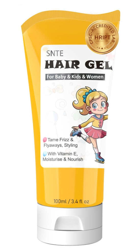 Samnyte front packaging showing kid-friendly styling gel and benefits