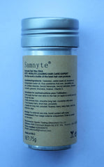 Samnyte open cap and label showing net weight and clear dosing benefit
