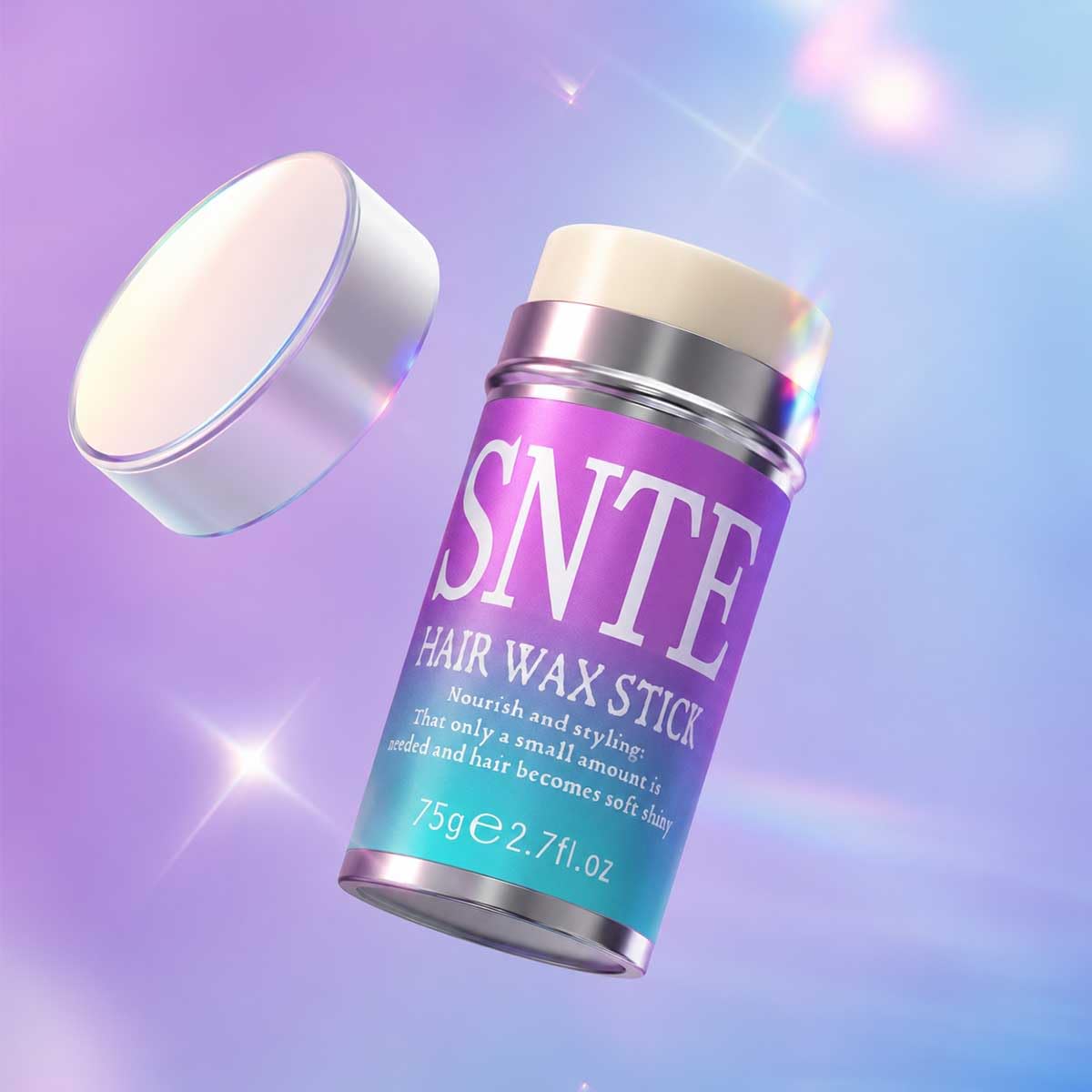 Samnyte product in hand showing compact size for on-the-go touch-ups benefit