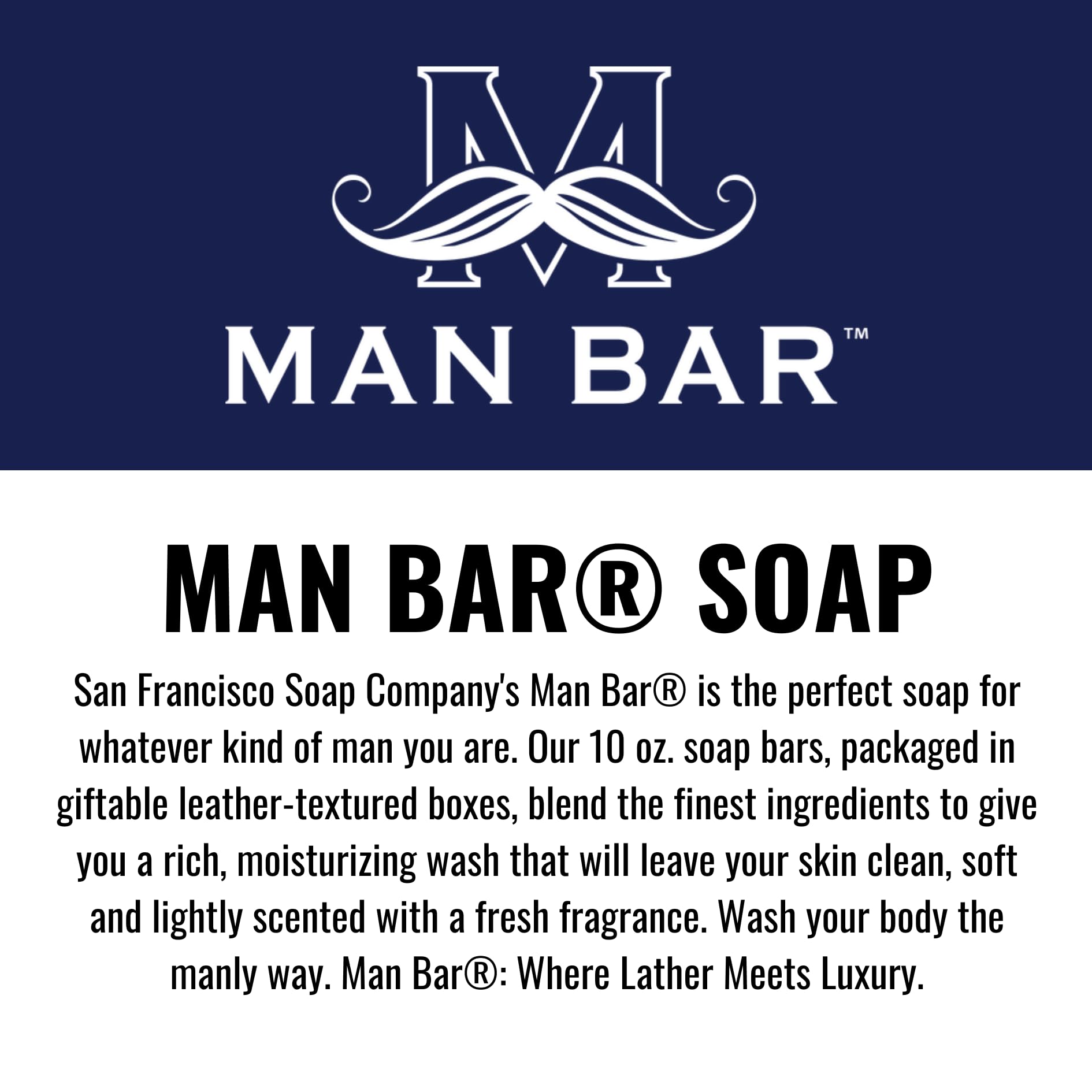 San Francisco Soap Company texture detail close-up showing soap surface and premium finish