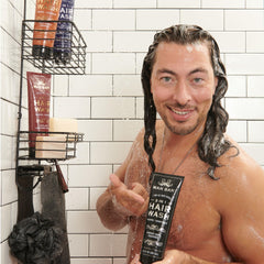 San Francisco Soap Company Man Bar size comparison beside a razor showing compact, long-lasting bar