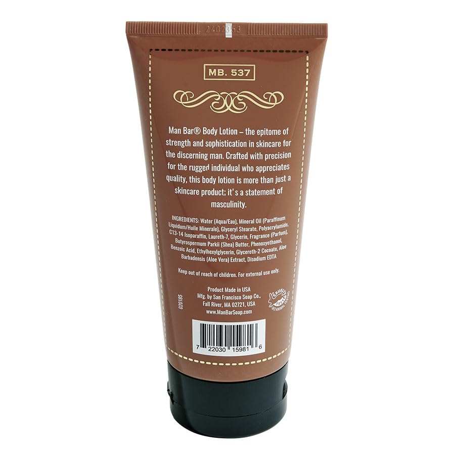 San Francisco Soap Company Man Bar applied on hand demonstrating fast absorption and lasting hydration