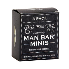 San Francisco Soap Company front packaging showing three mini bars, gift-ready