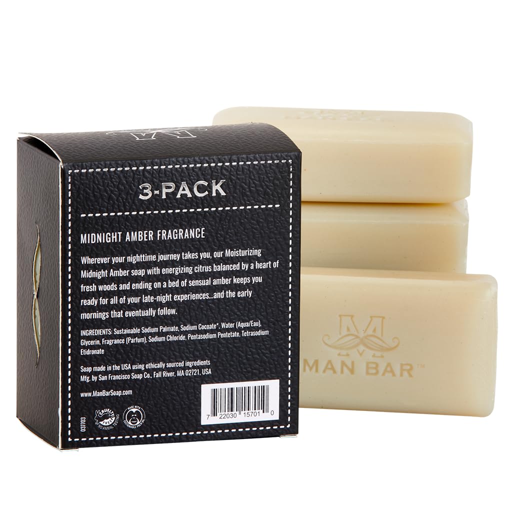 San Francisco Soap Company close-up of bar texture, creamy lather benefit