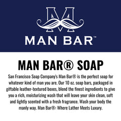 San Francisco Soap Company ingredients label showing no parabens sulfates phthalates