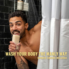 San Francisco Soap Company detailed texture of bar showing conditioning formula