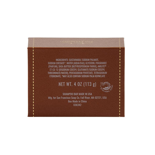 San Francisco Soap Company mini-bar side profile highlighting smooth texture and long-lasting use benefit