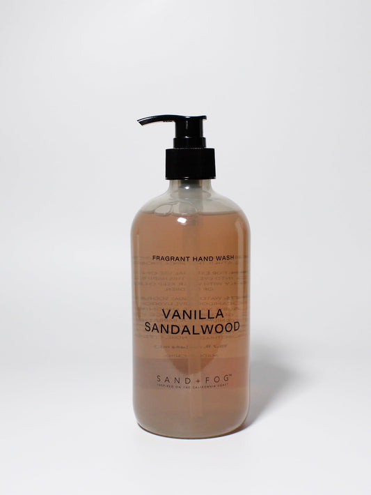 Sand + Fog pump dispensing creamy lather benefit: controlled, easy use