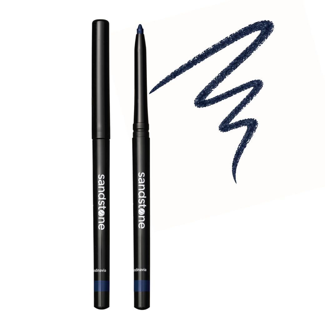 Sandstone Scandinavia blue pencil front view showing sleek design and precise control