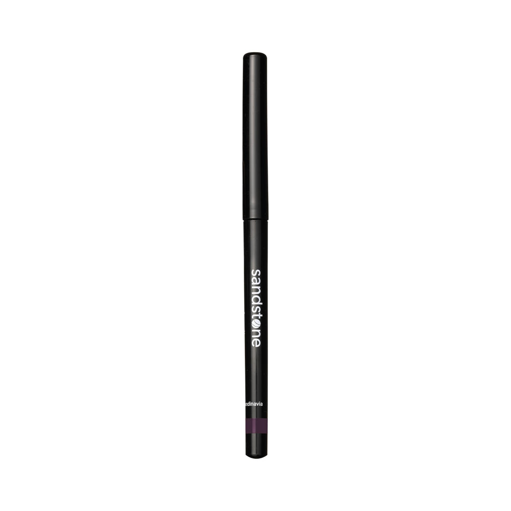 Sandstone Scandinavia eyeliner on vanity with brushes illustrating daily styling versatility