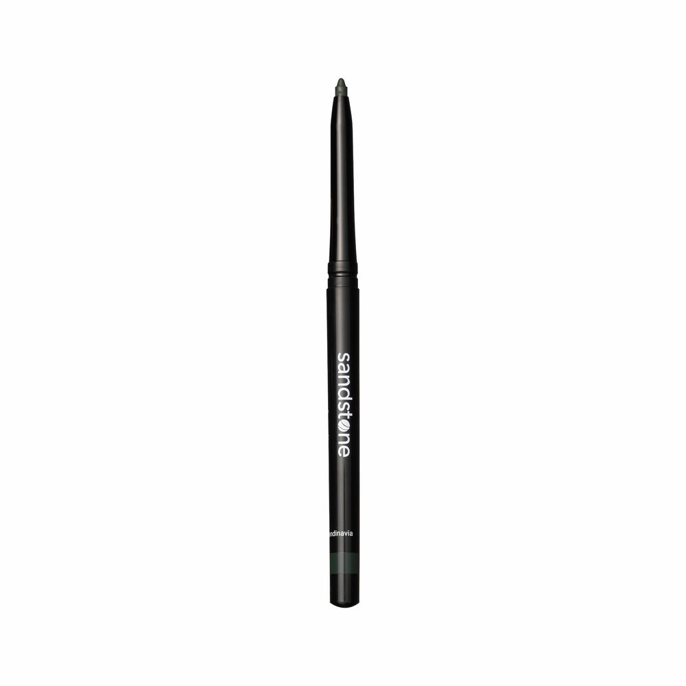 Sandstone Scandinavia pencil beside ruler showing size and travel-friendly portability advantage