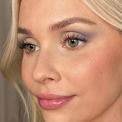 Sandstone Scandinavia grey-lady swatch on skin showing true color and blendability