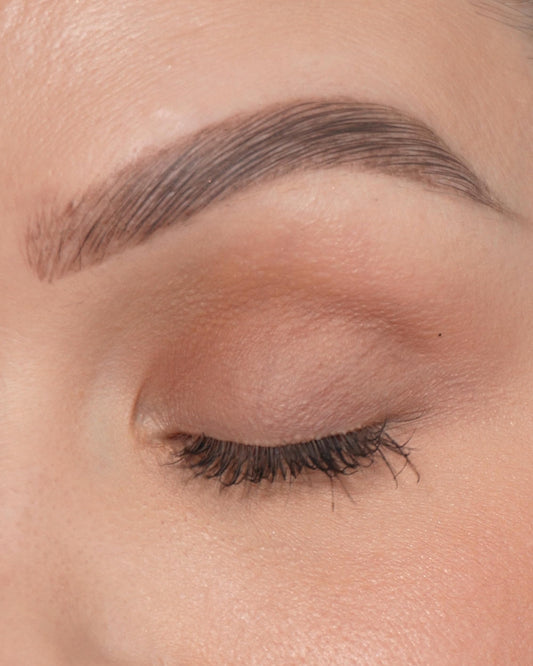 Sandstone Scandinavia close-up texture of finely milled mocha powder for smooth blending