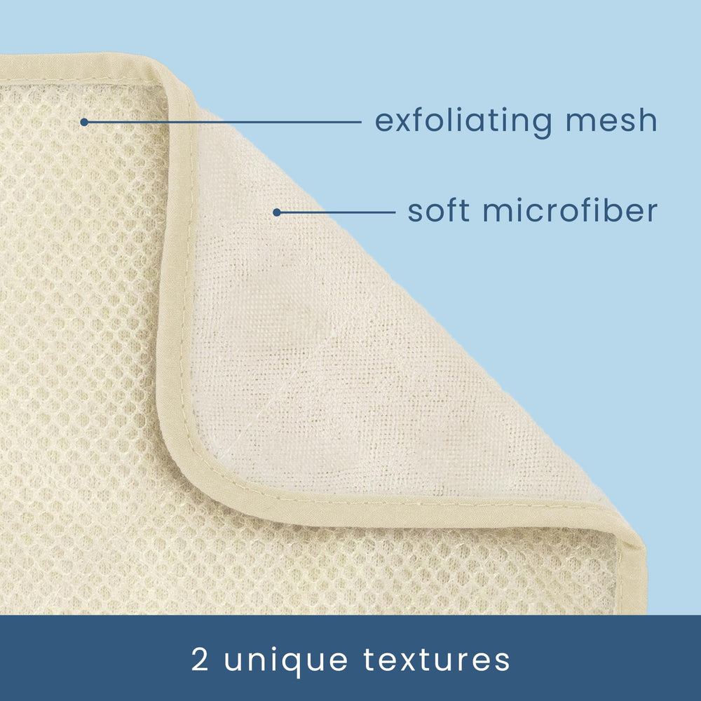 S&T INC. close-up of exfoliating texture highlights surface for gentle skin smoothing