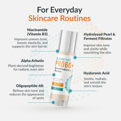 SANE niacinamide callout on packaging, supports barrier health benefit