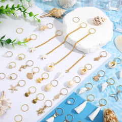 SANNIX model at beach wearing charms, festival-ready seaside style