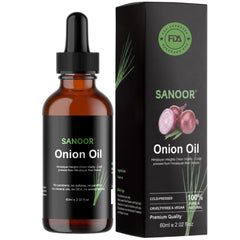 SANOOR before and after hair photo showing improved smoothness and shine