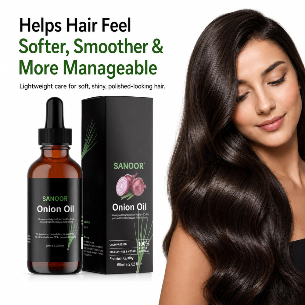 SANOOR glass dropper detail highlighting precise, mess-free application benefit