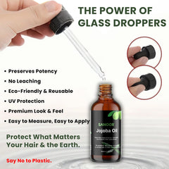 SANOOR bottle next to measuring tape showing 60ml size and portable convenience